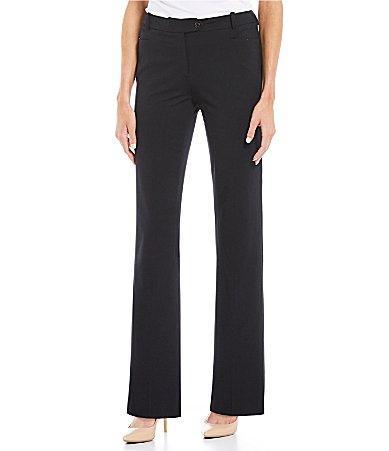 Calvin Klein Mid Rise Modern Fit Straight Leg Pants Product Image