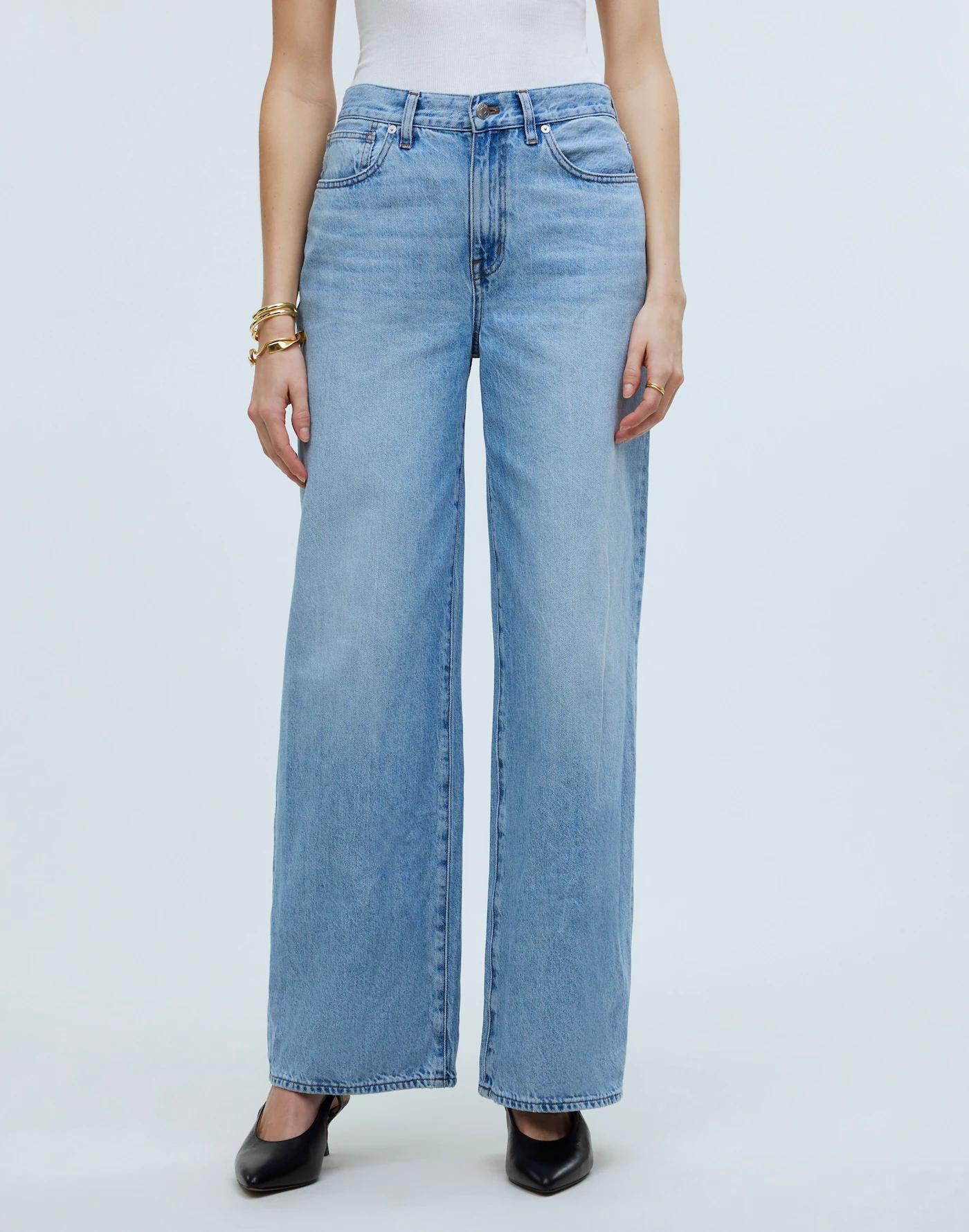 Superwide-Leg Jeans in Ahern Wash: Airy Denim Edition Product Image