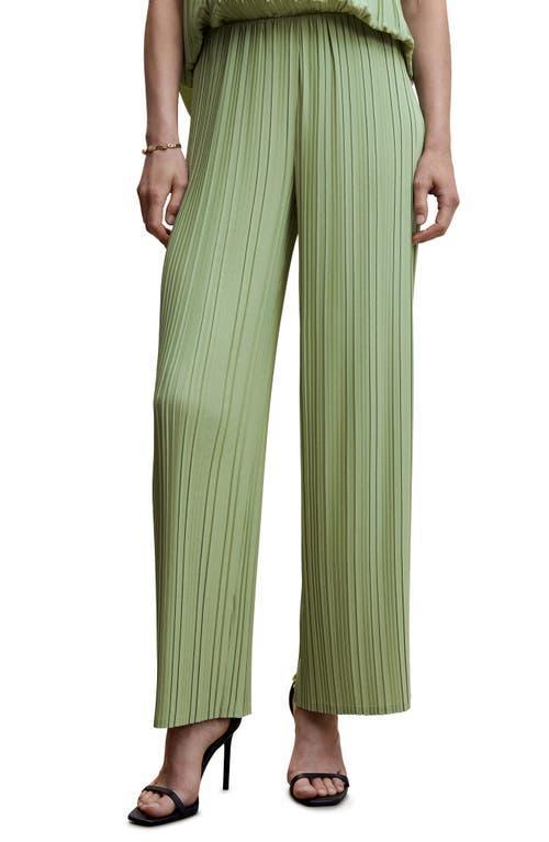 MANGO Pleated Wide Leg Pants Product Image