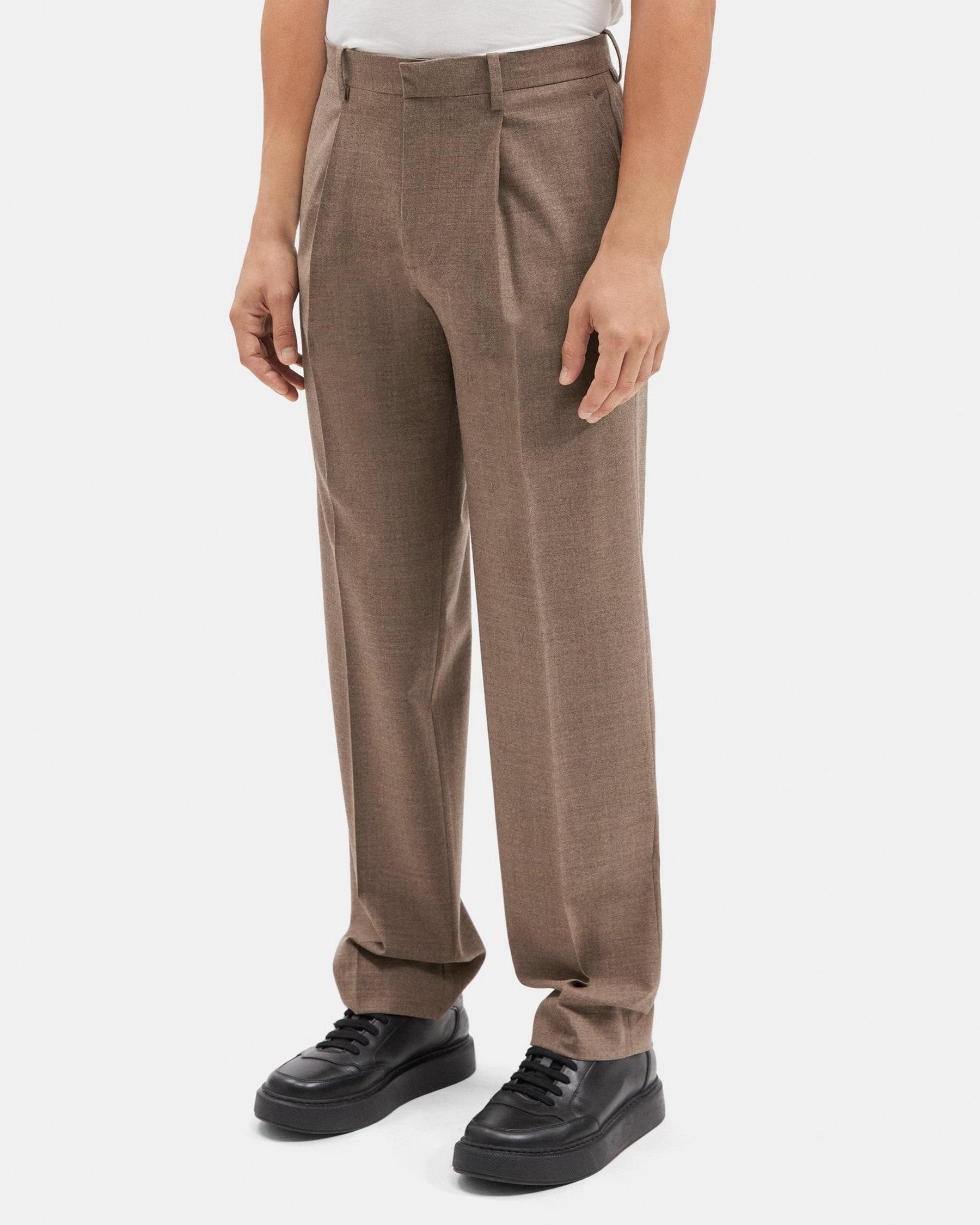 Pleated Pant in Stretch Wool Product Image