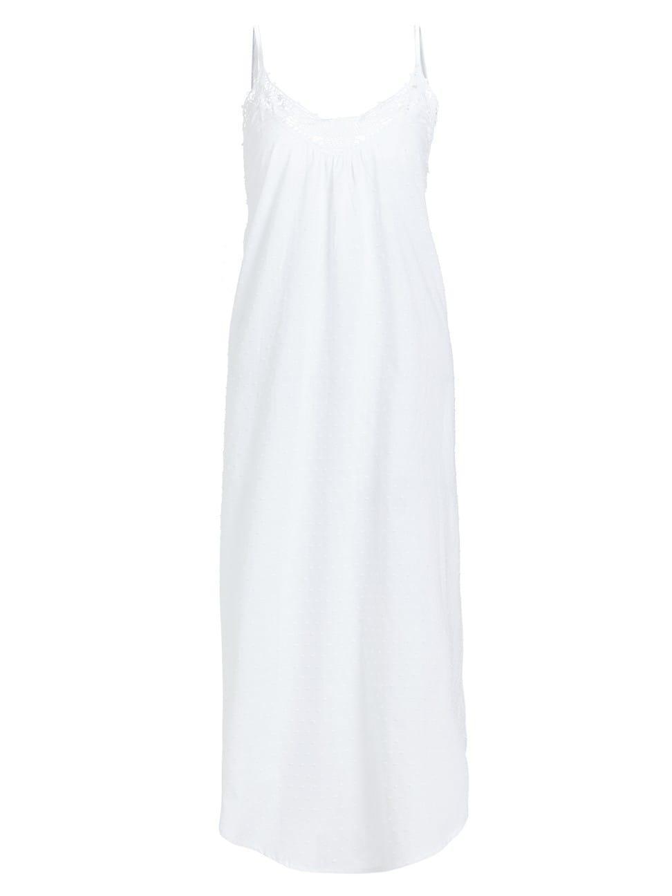 Papinelle Lace Trim Cotton Nightgown Product Image