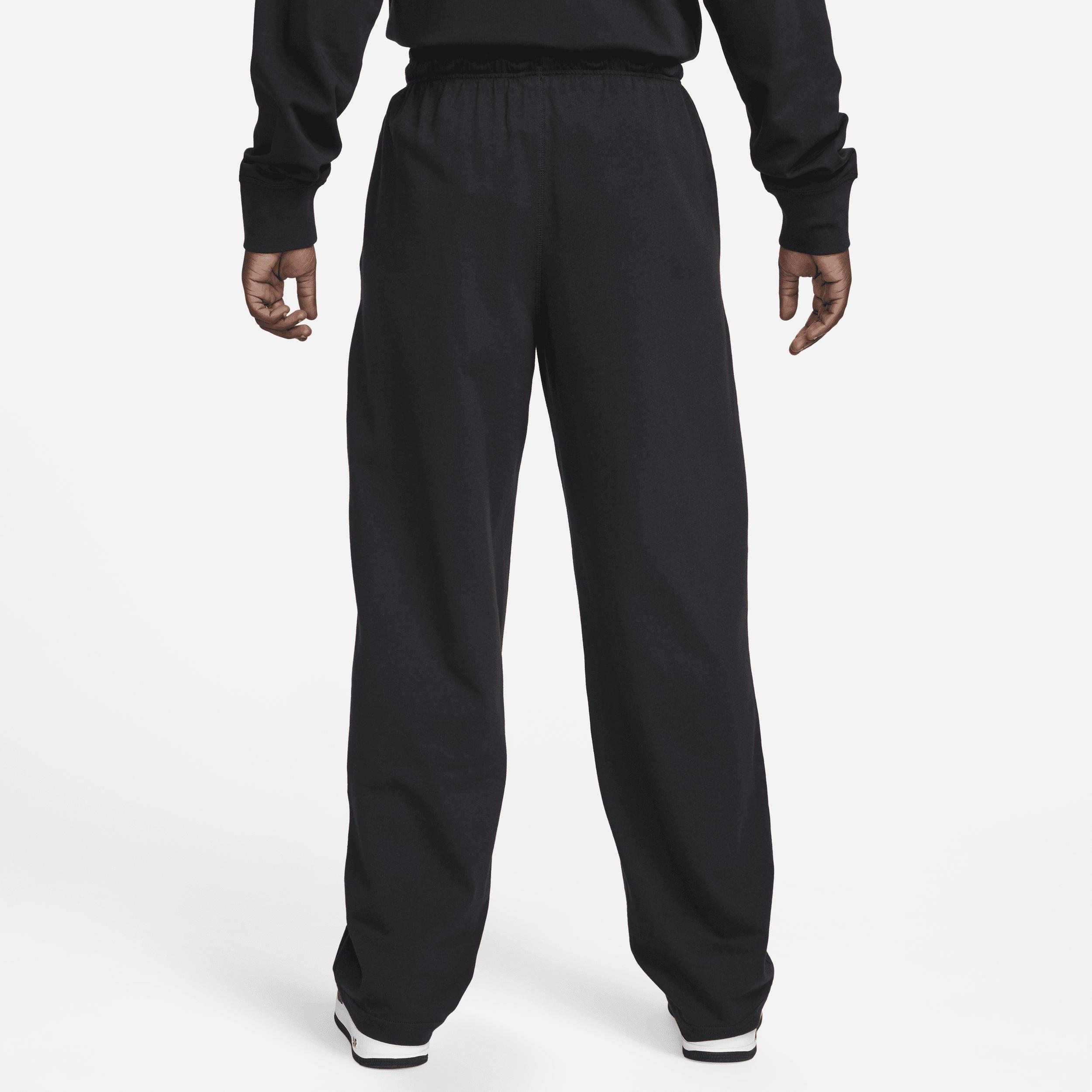 Mens Nike Sportswear Club Knit Open-Hem Pants Product Image