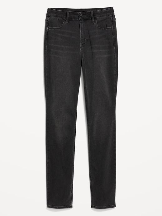 High-Waisted Wow Straight Jeans Product Image