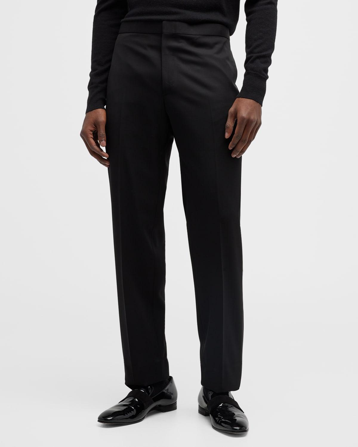 Mens Solid Formal Trousers Product Image