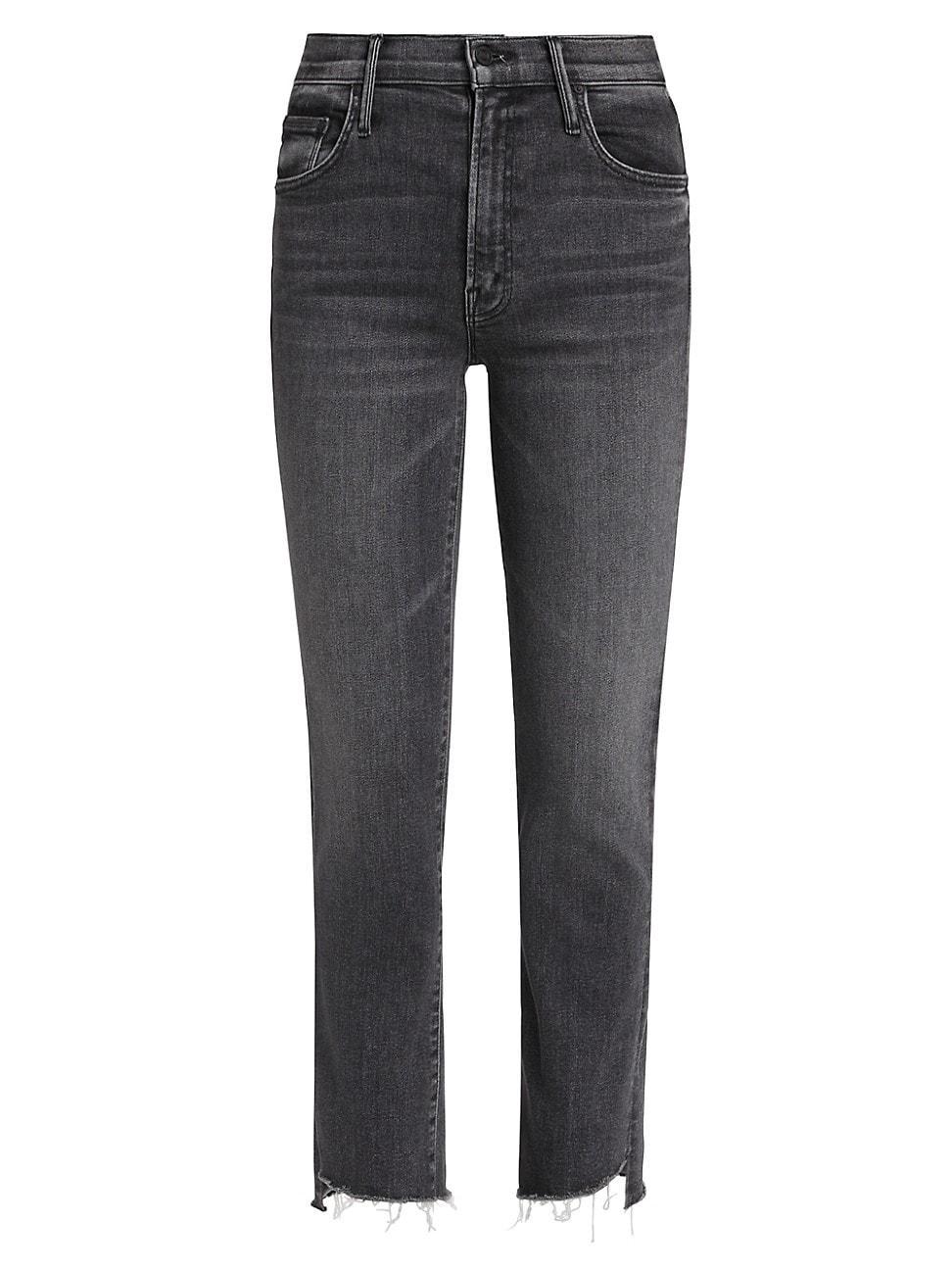 Womens The Insider Crop Step Fray Jeans product image