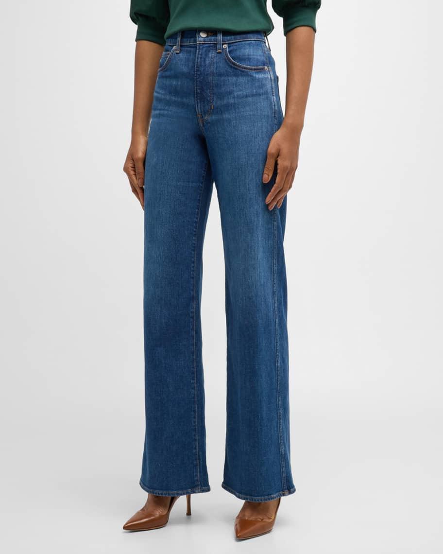 Taylor High-Rise Wide-Leg Jeans Product Image