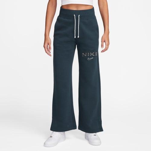 Womens Nike Sportswear Phoenix Fleece High-Waisted Wide-Leg Logo Pants Product Image