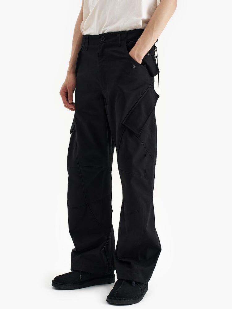 ALPHA X JIYONGKIM CURVED MULTI POCKET TROUSER Product Image