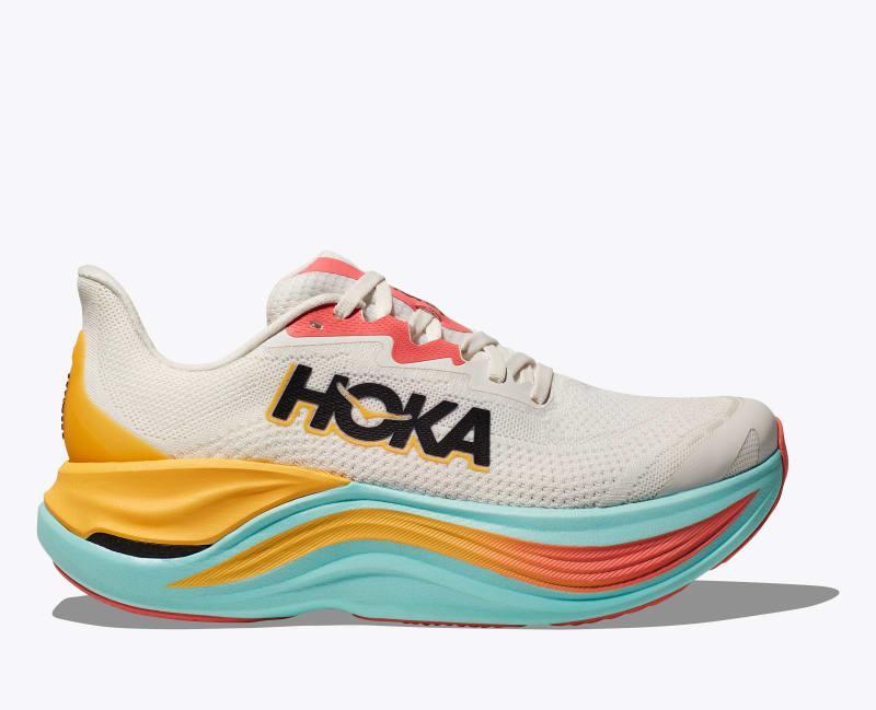 HOKA Womens Skyward X Shoes in Lettuce/Cloudless, Size 7 Product Image