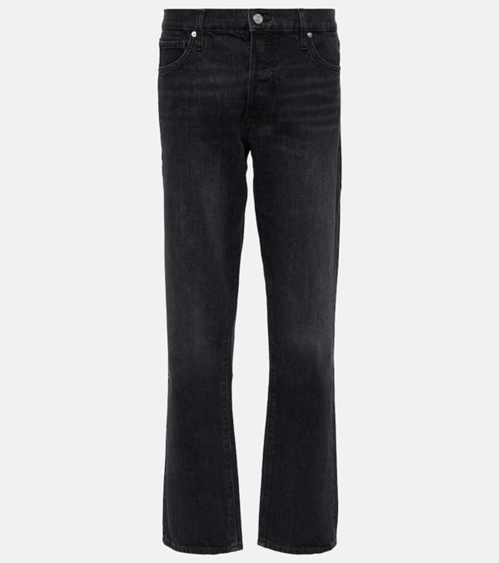 FRAME Straight Jeans In Black product image