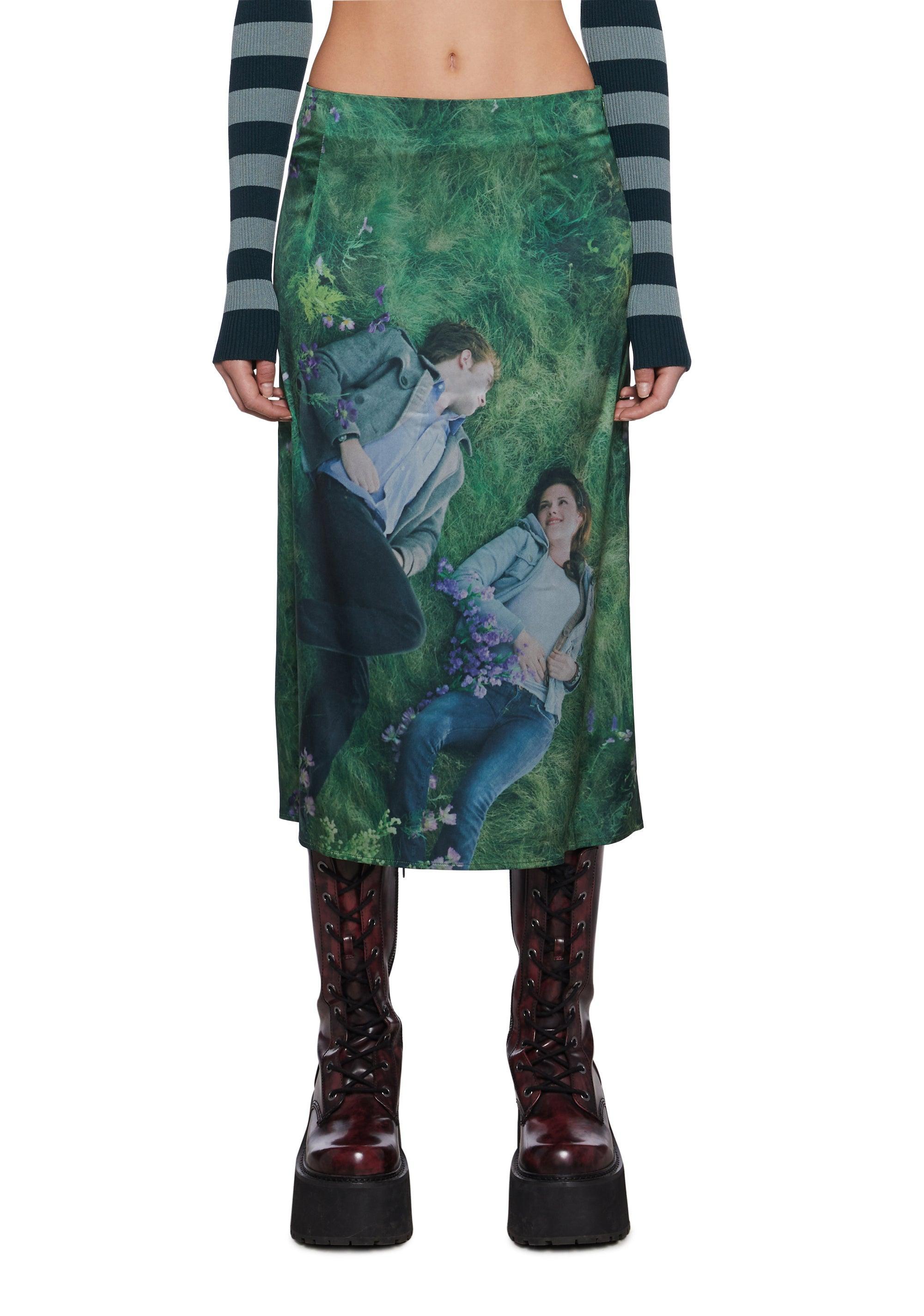 Dolls Kill x Twilight Bella Edward Midi Skirt - Multi Product Image