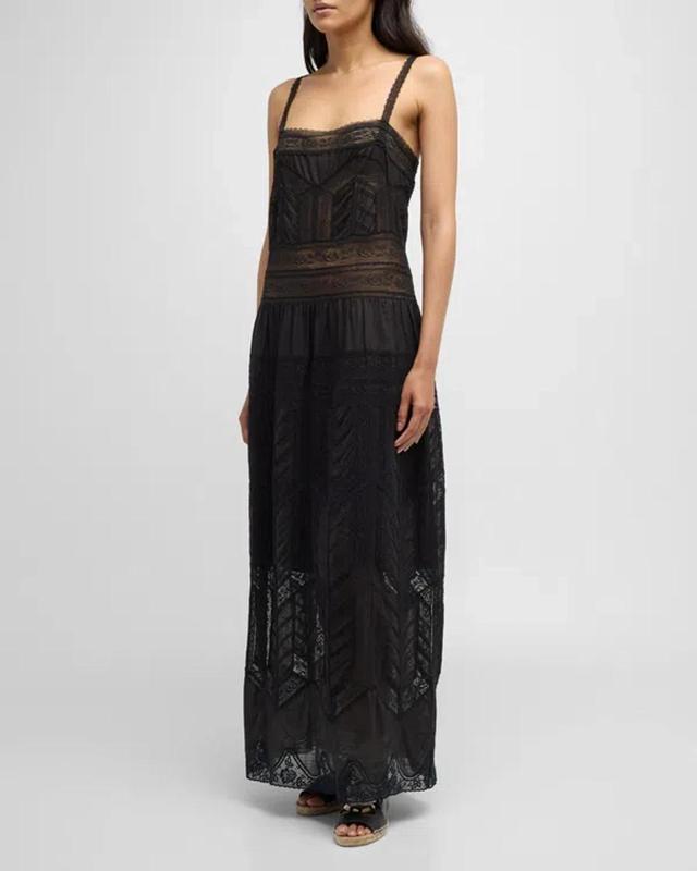 Halliday Lace Trim Slip Dress Product Image