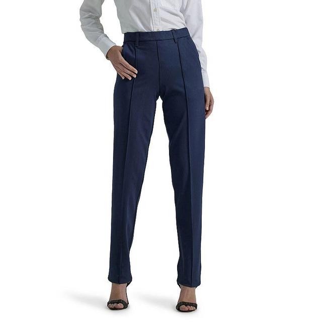 Womens Lee Ultra Lux Comfort Any Wear Straight-Leg Pants Emperor Blue Product Image