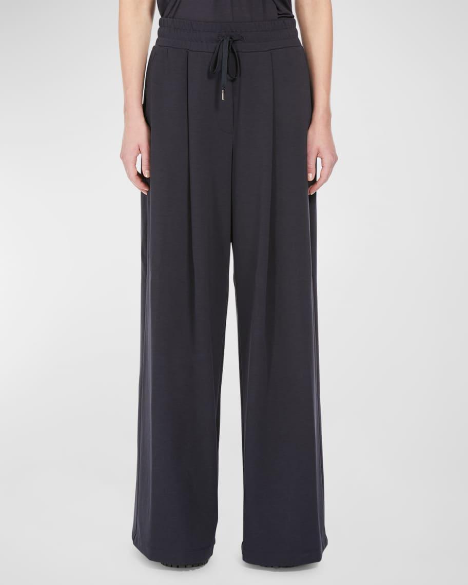 Romagna Pleated Wide-Leg Trousers Product Image