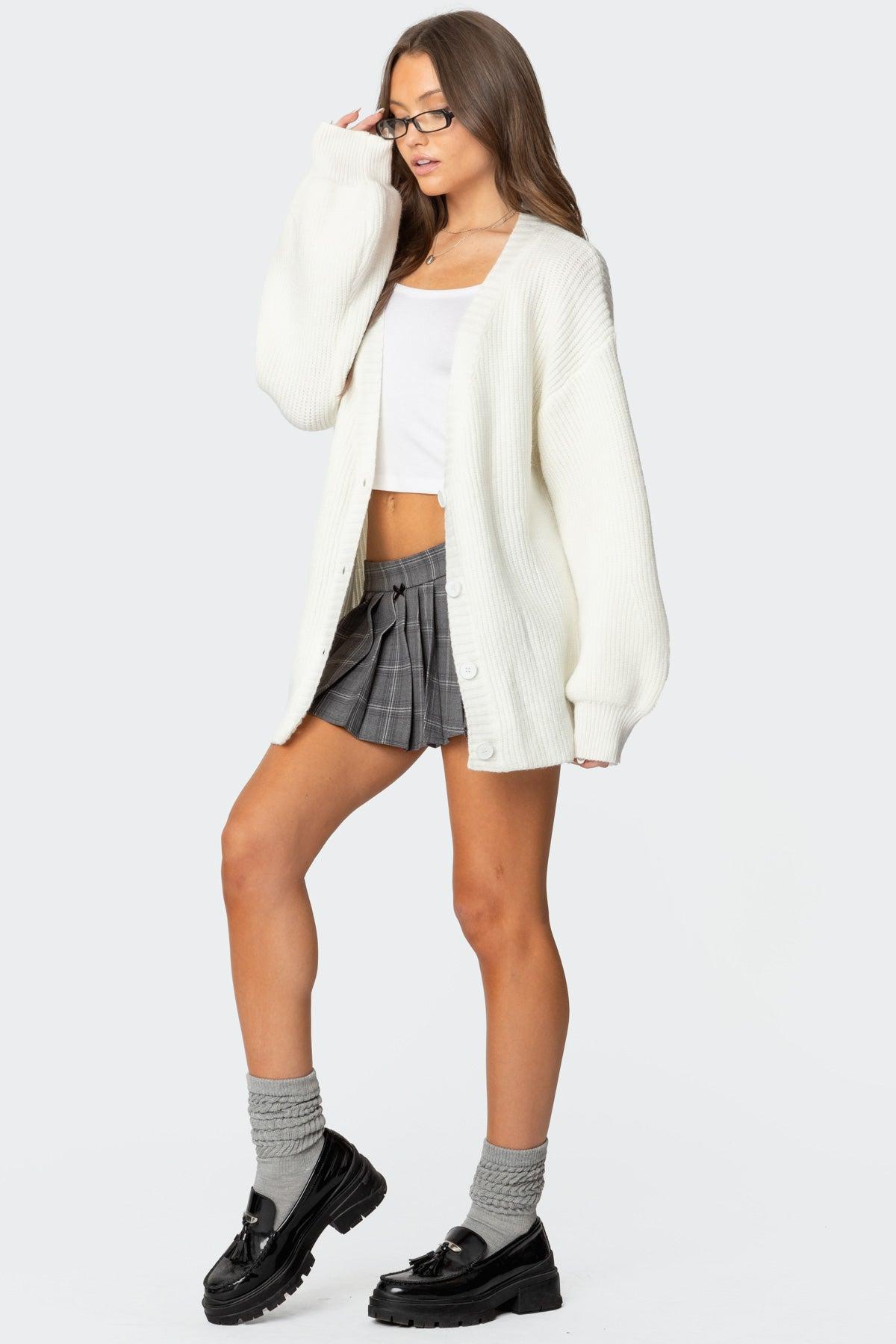 Mathilde Oversized V Neck Cardigan Product Image