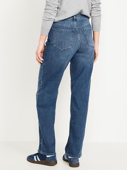 High-Waisted Wow Loose Jeans Product Image