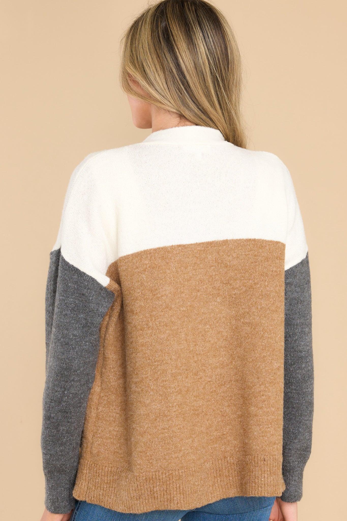 Cozy Coffee Shop Multi Cardigan Product Image