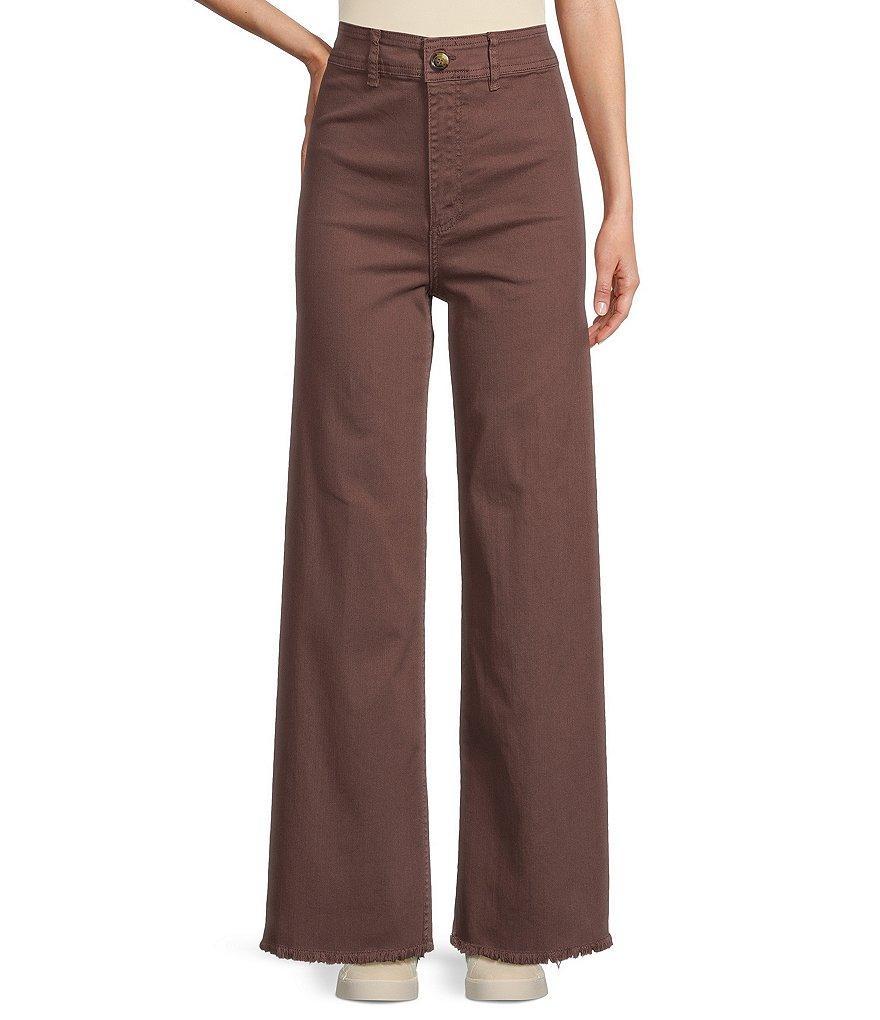 Billabong Free Fall High Rise Wide Leg Pants Product Image