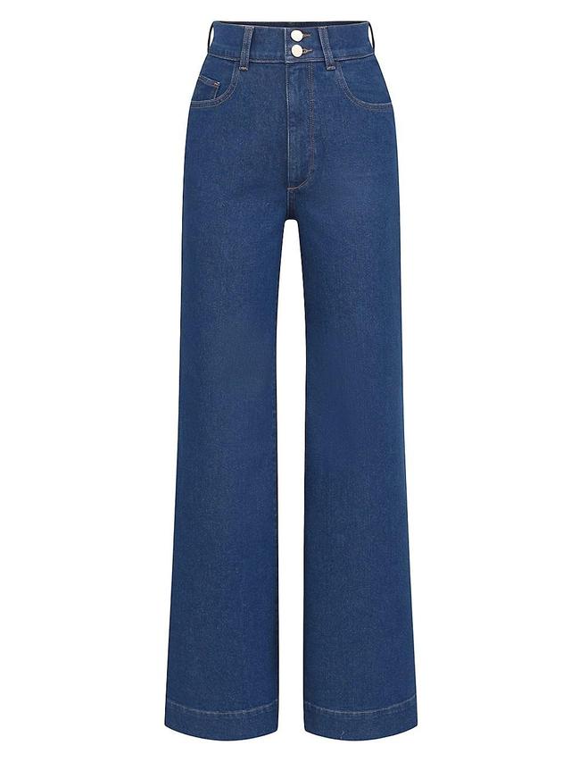 DL1961 Hepburn High Waist Ankle Wide Leg Jeans Product Image