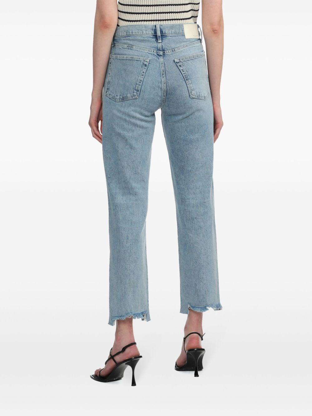 Harlow Straight-leg Jeans In Blue Product Image