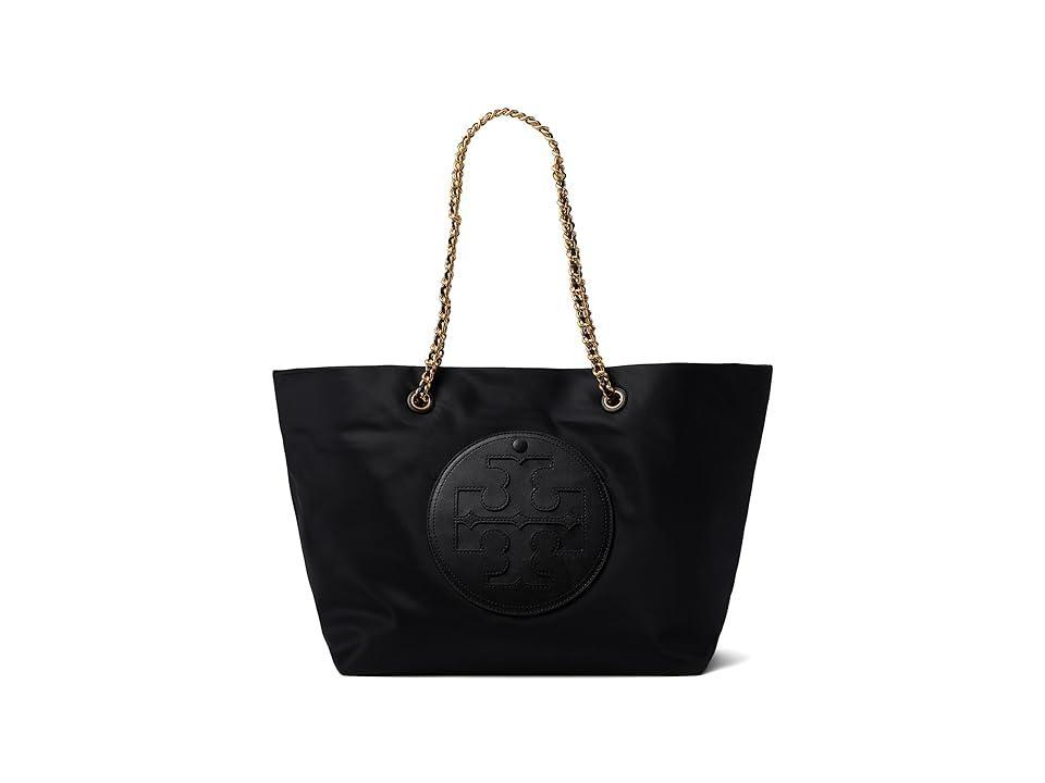 Womens Ella Leather Chain Tote Bag Product Image