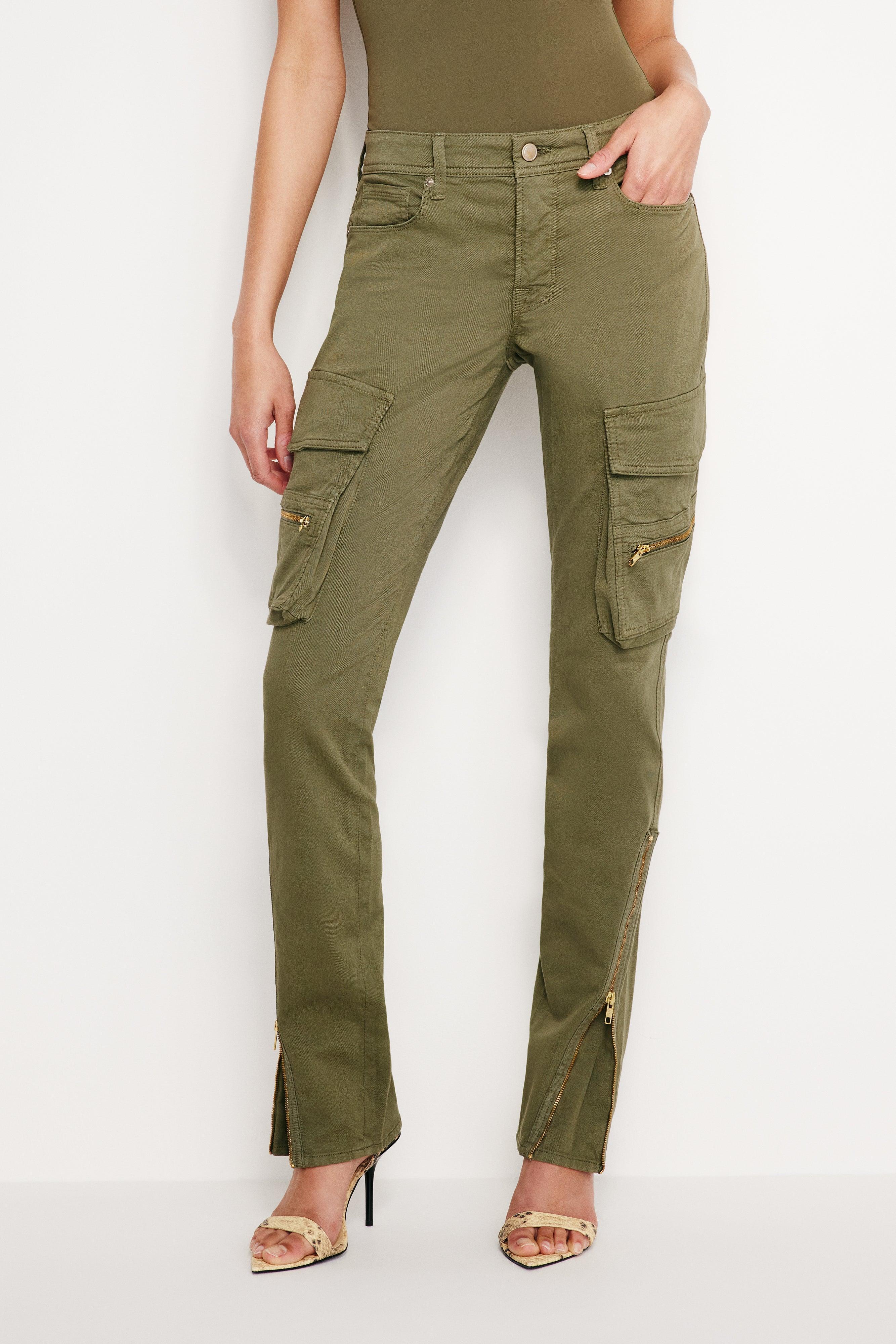 TWILL SKINNY CARGO PANTS | FATIGUE001 Product Image