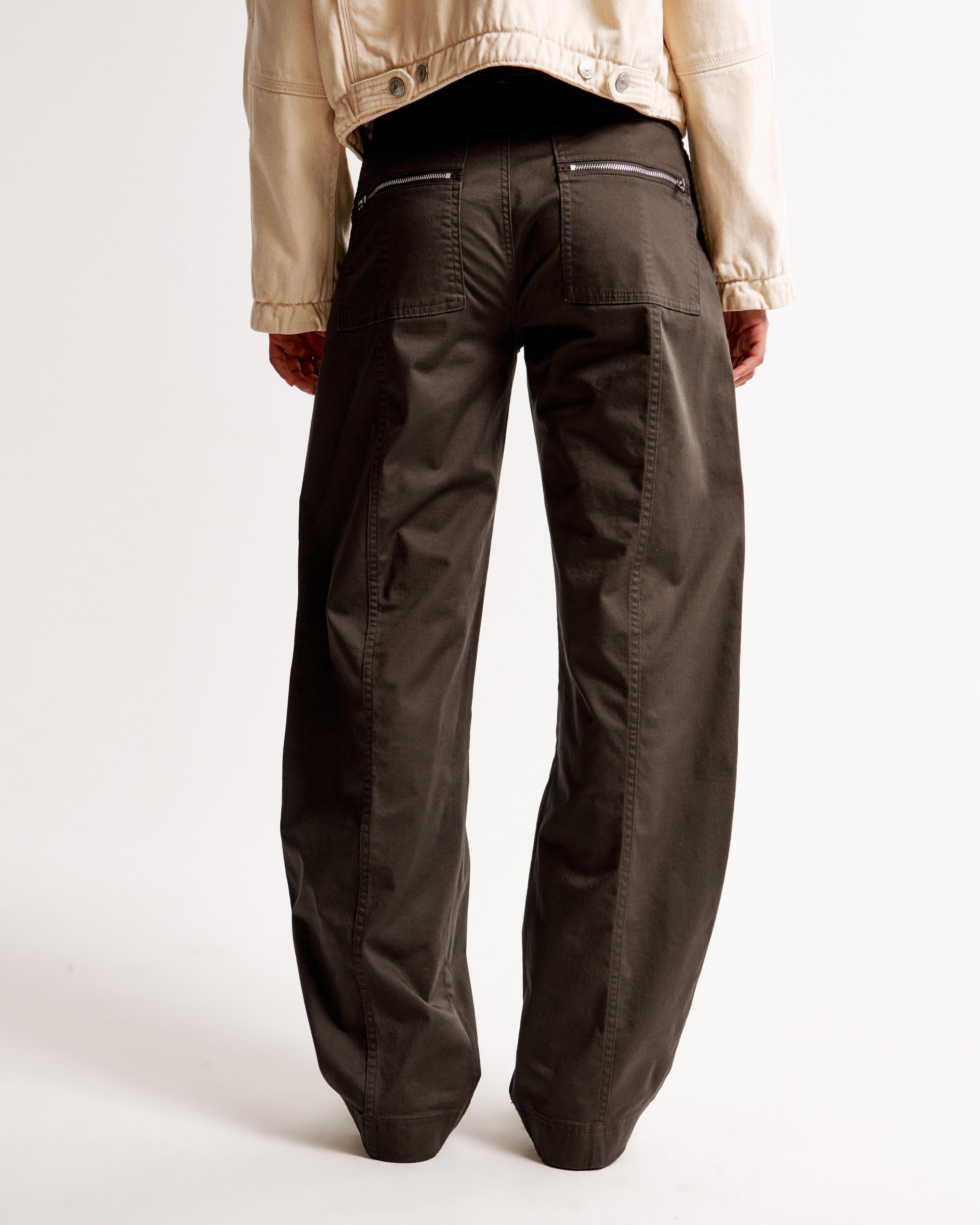 Mid Rise Barrel Utility Pant Product Image