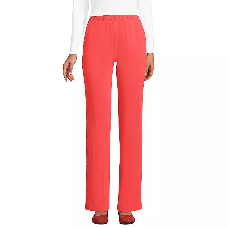 Womens Lands End Sport Knit High Waist Pants Product Image