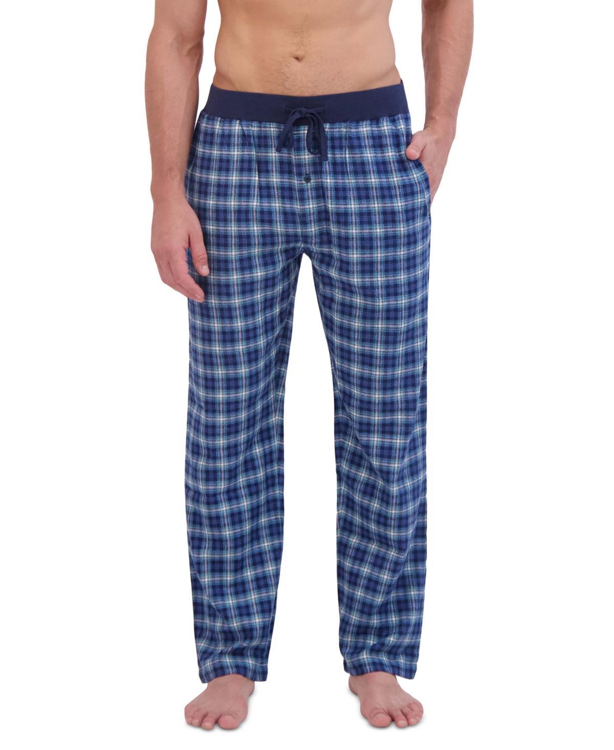 Hanes Mens Ultimate Ultra Soft Plaid Flannel Pajama Pants Product Image