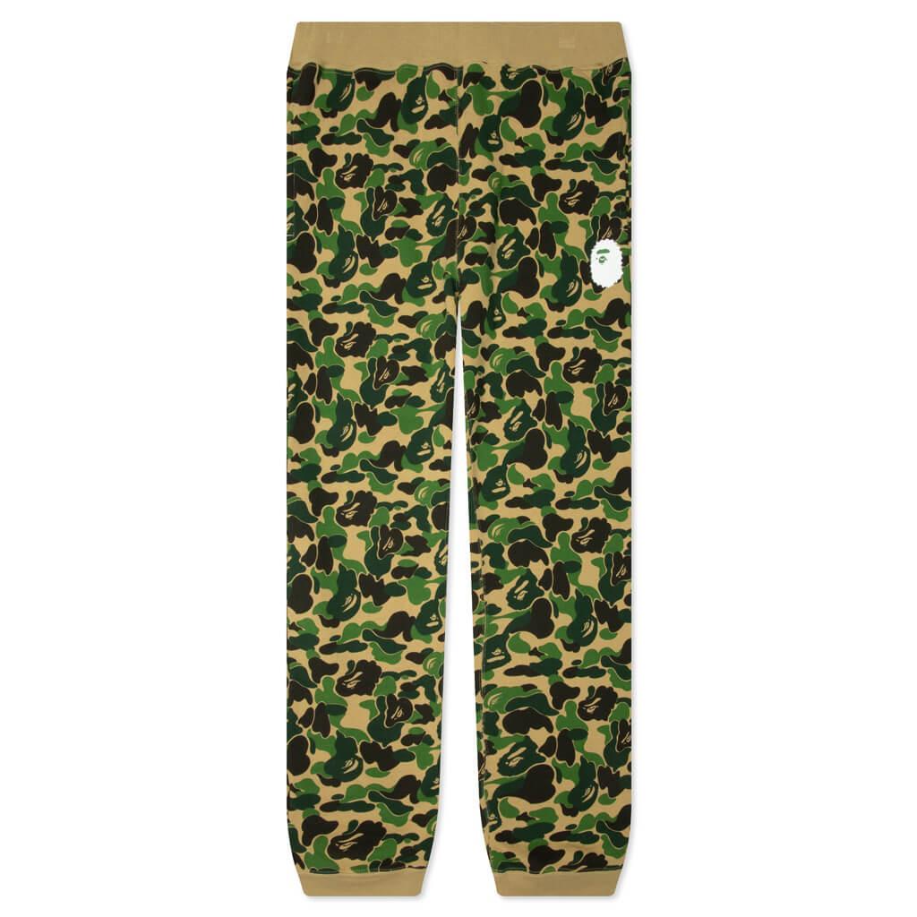 ABC Camo Crystal Stone Sweat Pants - Green Male Product Image