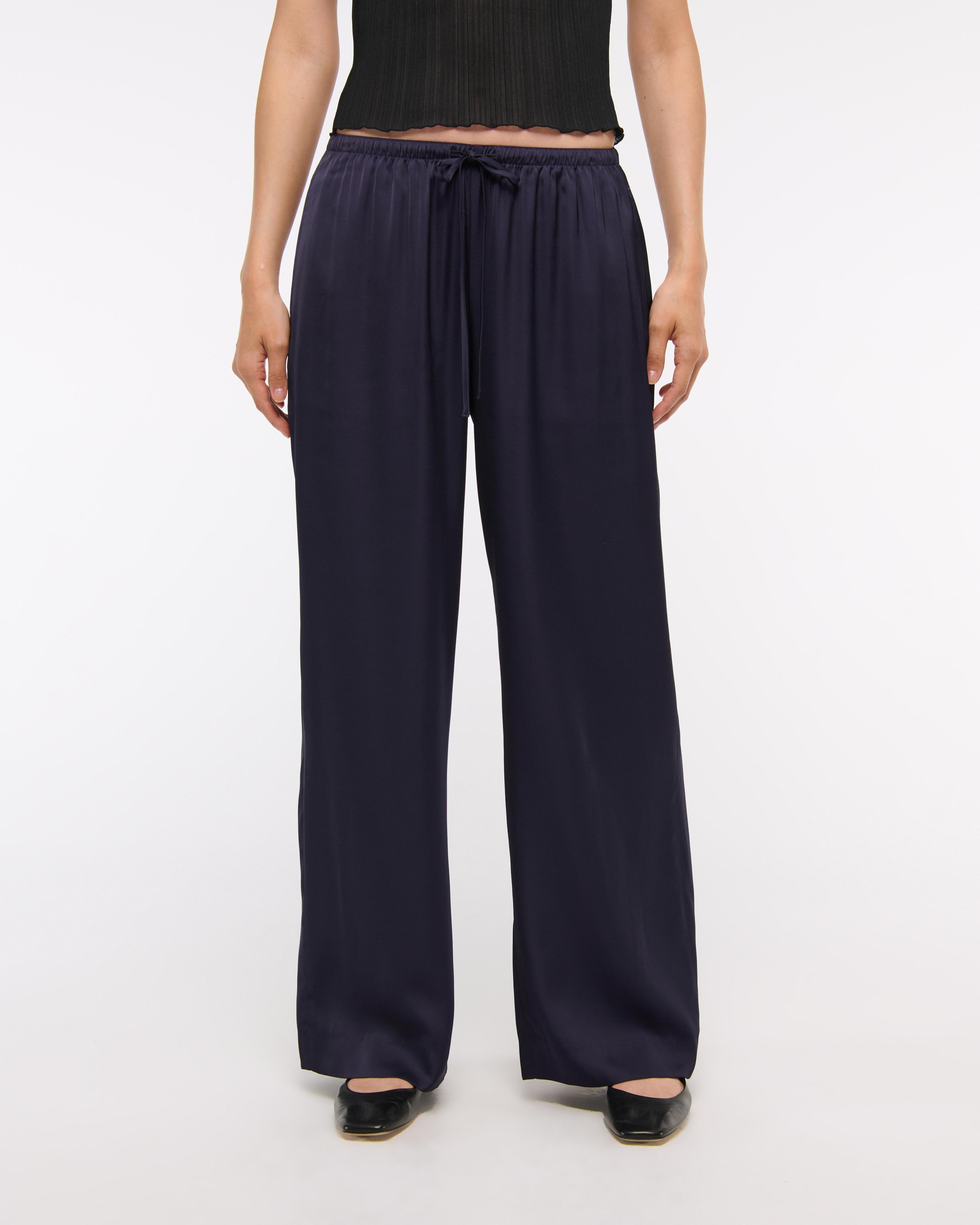 Satin Pull-On Pant Product Image