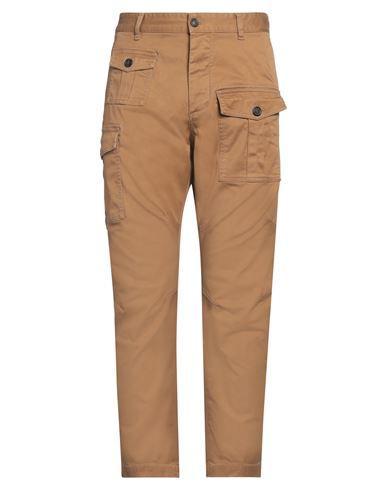 DSQUARED2 Man Pants Brown Size 36 Cotton, Elastane Product Image