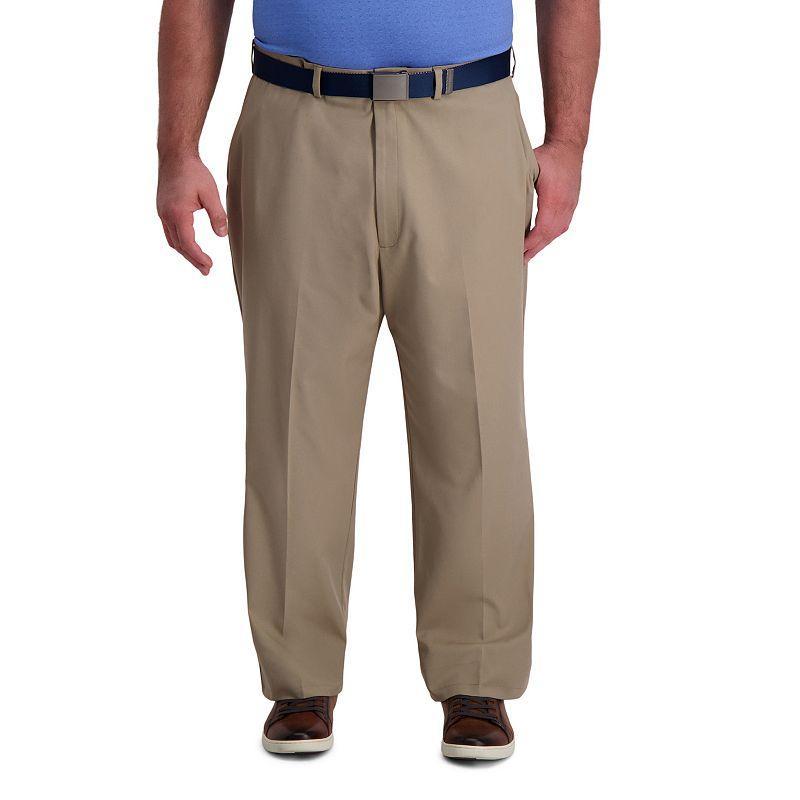 Haggar Big & Tall Cool Right Performance Flex Pant Khaki One Size Product Image