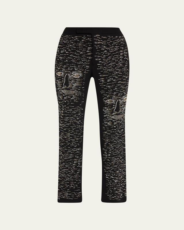 Bark Man Narrow Embellished Trousers Product Image