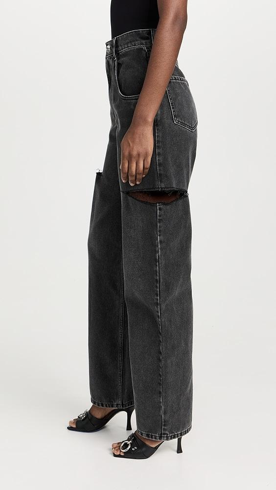 Maison Margiela Denim Jeans with Slash Details | Shopbop Product Image