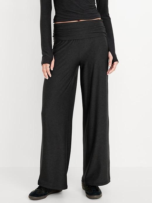 High-Waisted CloudMotion Wide-Leg Pants Product Image