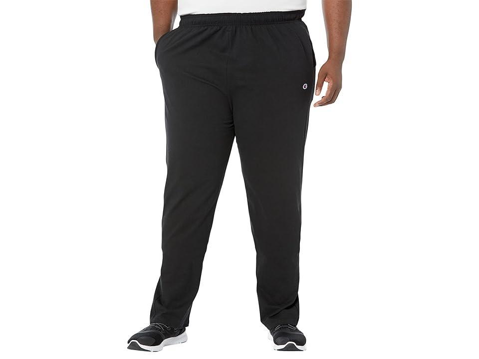 Champion Mens Big & Tall Standard-Fit Jersey-Knit Track Pants Product Image