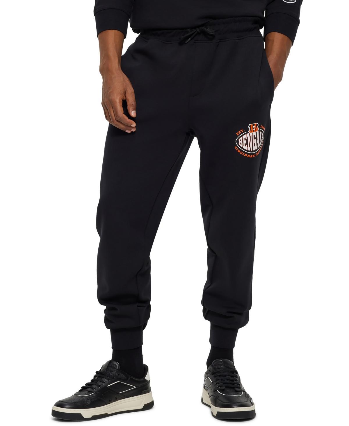 Mens BOSS X NFL Black Cincinnati Bengals Sack Tri-Blend Tracksuit Pants Product Image