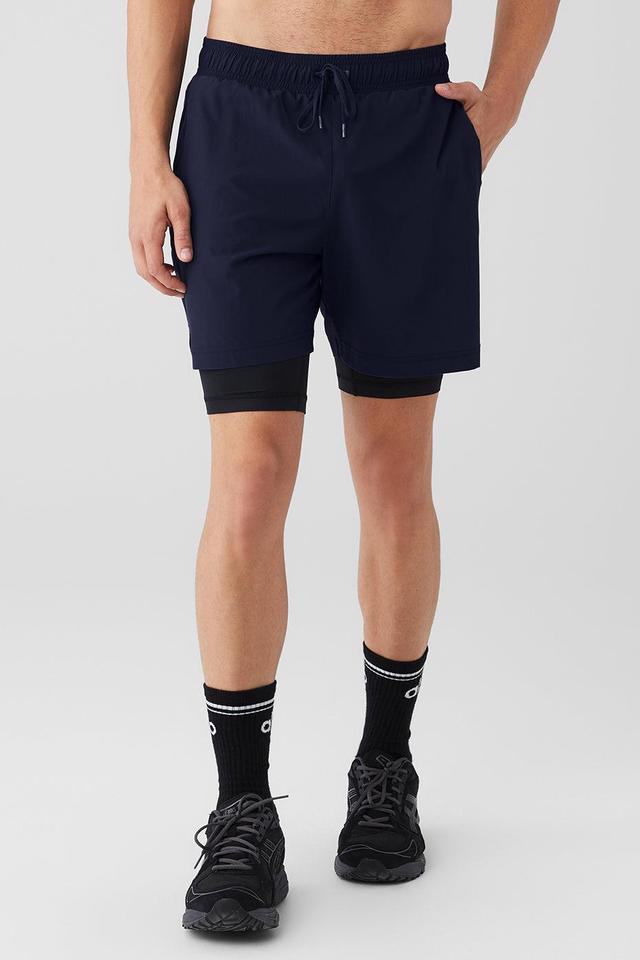 7'' Unity 2 In 1 Short - Navy/Black Male Product Image