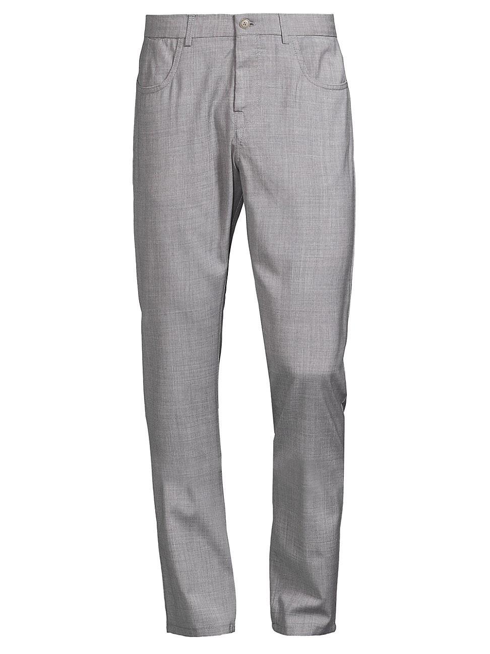 Mens Washable Wool Trousers Product Image