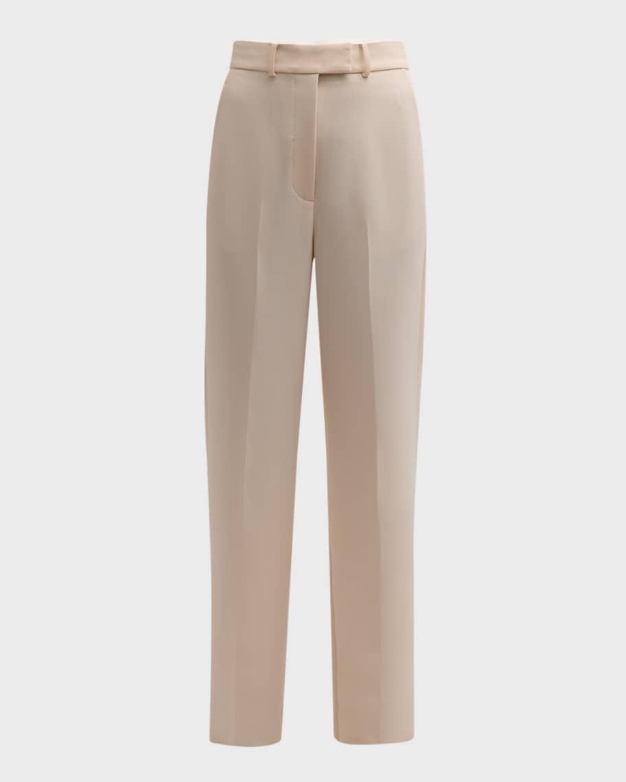 Italian Stretch Cady Straight-Leg Pants product image