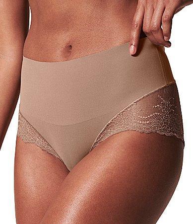 Spanx Undie-tectable Lace Hi-Hipster in black Product Image