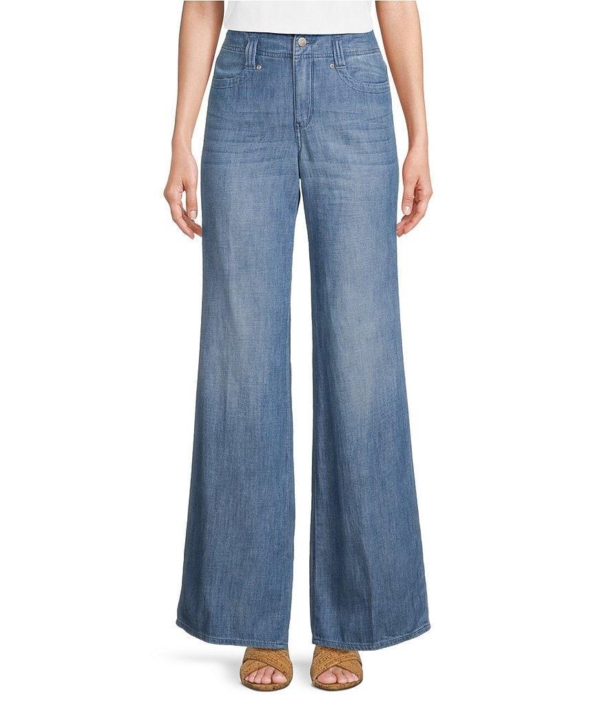 NYDJ Teresa High Rise Wide Leg 4-Pocket Style Jeans Product Image