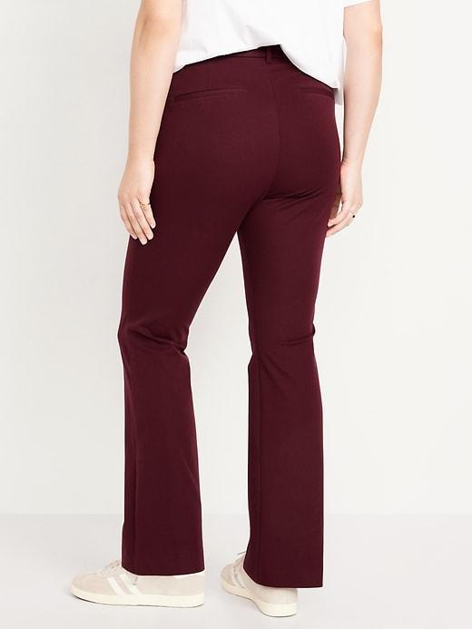 High-Waisted Pixie Flare Pants Product Image