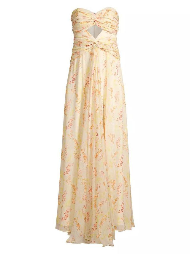 Clea Floral Strapless Gown Product Image