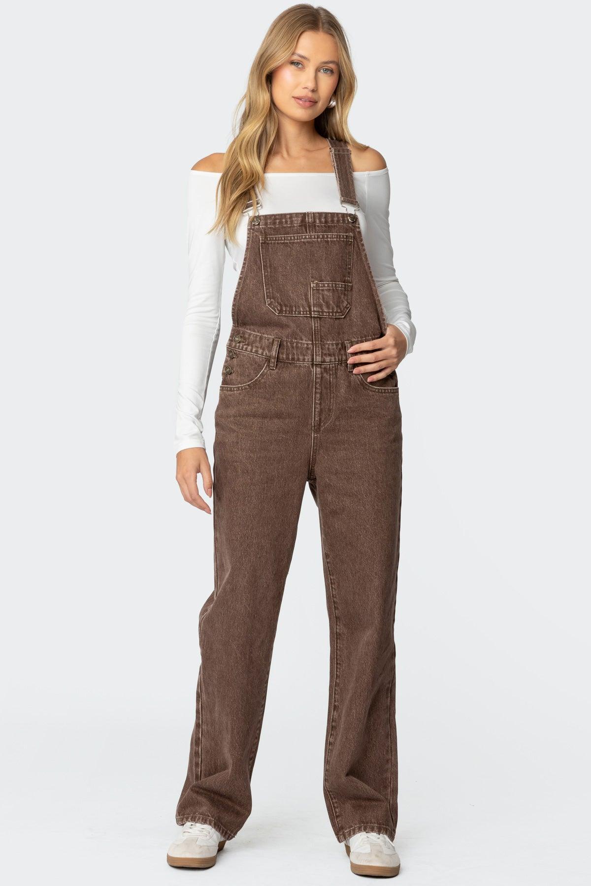 Rosemary Denim Overalls Product Image