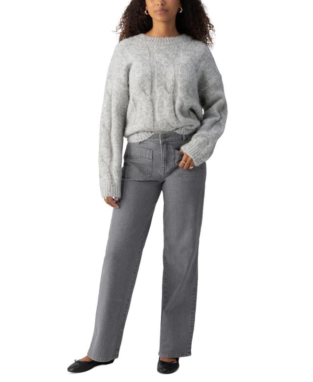 Sanctuary Womens Cozy Cable-Knit Sweater Product Image