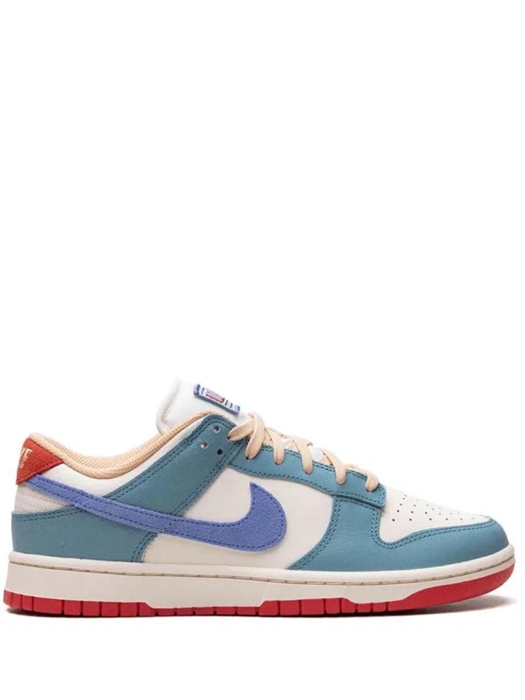 NIKE Dunk Low Premium "royal Pulse" Sneakers In Pale Ivory/royal Pul Product Image