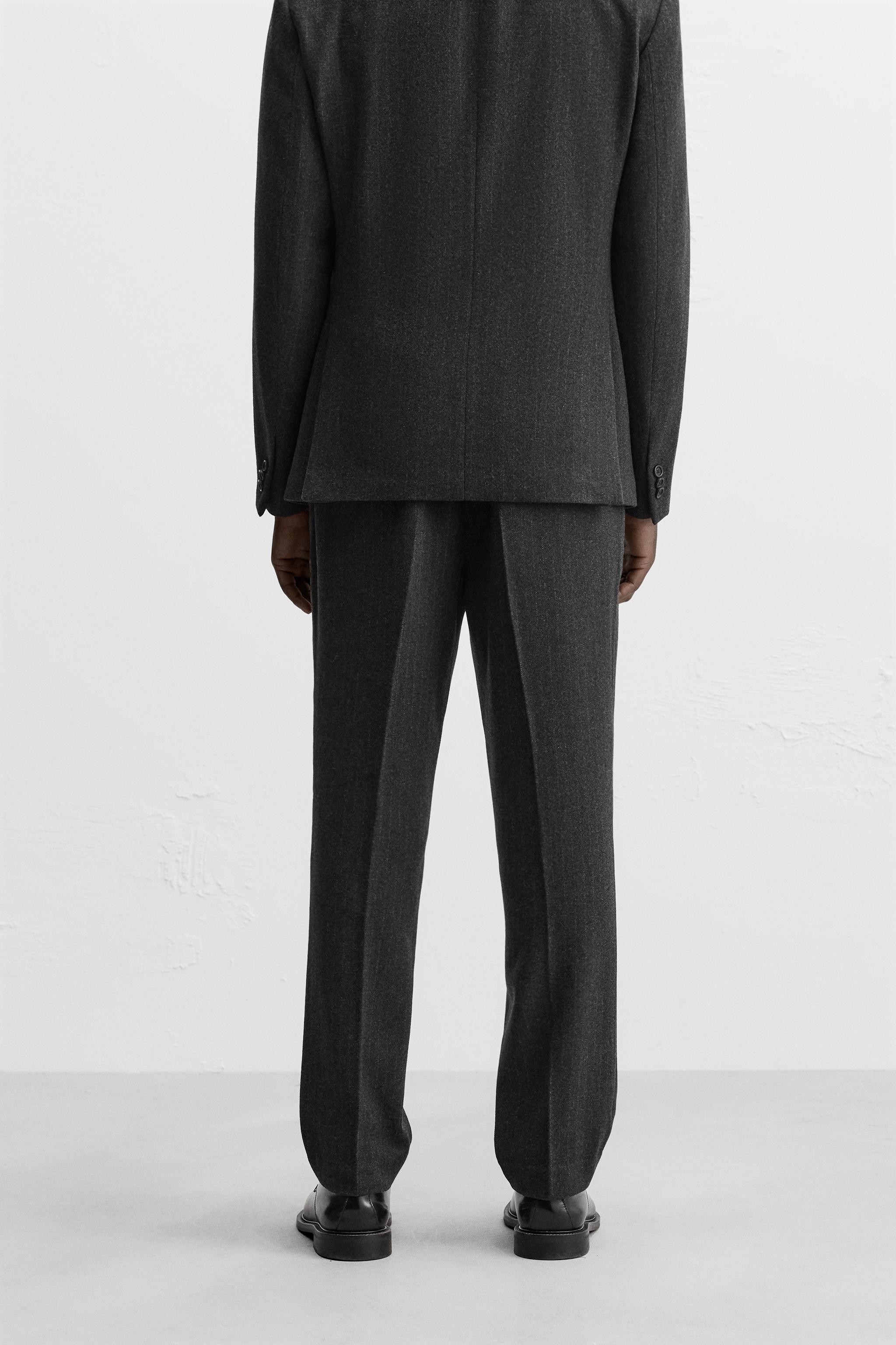 PINSTRIPE SUIT PANTS Product Image