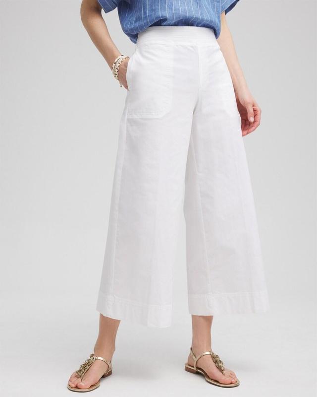 Chico's Women's Poplin Culotte Pants Product Image